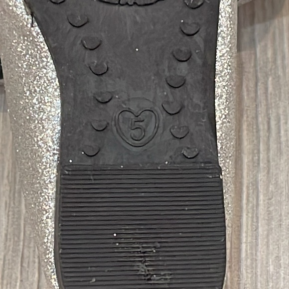 KomfortMe Black / Silver Flat Rabbit Ballerina Shoes Size 5 - Picture 9 of 9